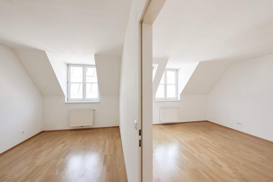 Halbgasse Living - Traumhafte 2-Zimmer-Neubauwohnung im Dachgeschoss, Wohnung-kauf, 450.000,€, 1070 Wien 7., Neubau