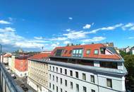 3 Zimmer DG-Eckwohnung + Traumterrasse mit ca. 28 m² - toller Fernblick - nähe Amalienbad