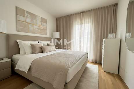 Durchdachte 2-Zimmer-Balkonwohnung – top angebundener Erstbezug BEIM DONAUUFER, Wohnung-kauf, 259.500,€, 1210 Wien 22., Donaustadt