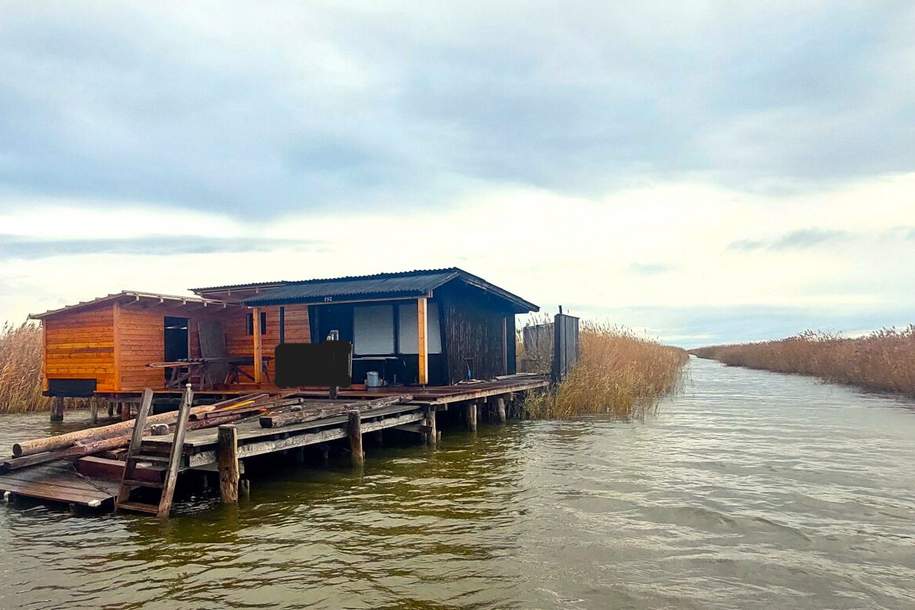 2 Seehütten in Rust am See, Offenes Wasser &amp; südliche Ruster Bucht, Haus-kauf, 110.000,€, 7071 Rust(Stadt)