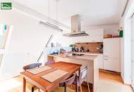 Schmuckstück im Barockhäuschen! Charmante Altbau-Dachgeschoss-Maisonette Nähe Augarten! Neben der U2! Wohngenuss auf 3 Ebenen mit Terrasse!