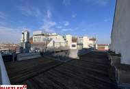 Hofruhelage und Dachterrasse in der Neubaugasse