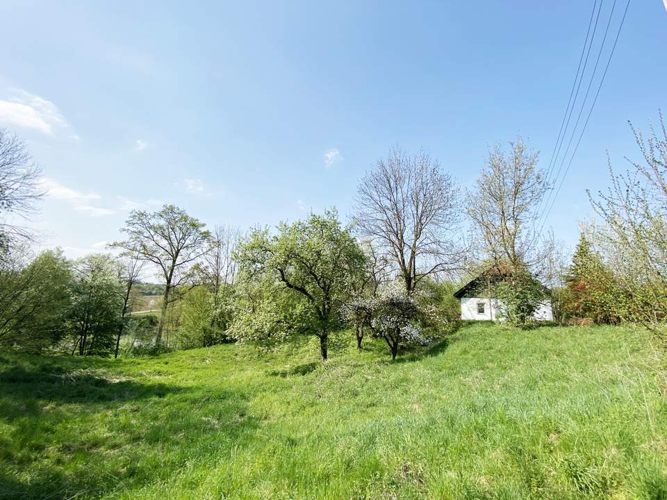 Baugrundstück mit Ausblick und viel Platz