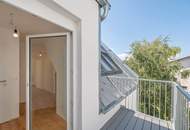 ++NEU++ Hochwertige 2-Zimmer DG-Wohnung mit zwei Balkonen, Ruhelage im Hof!