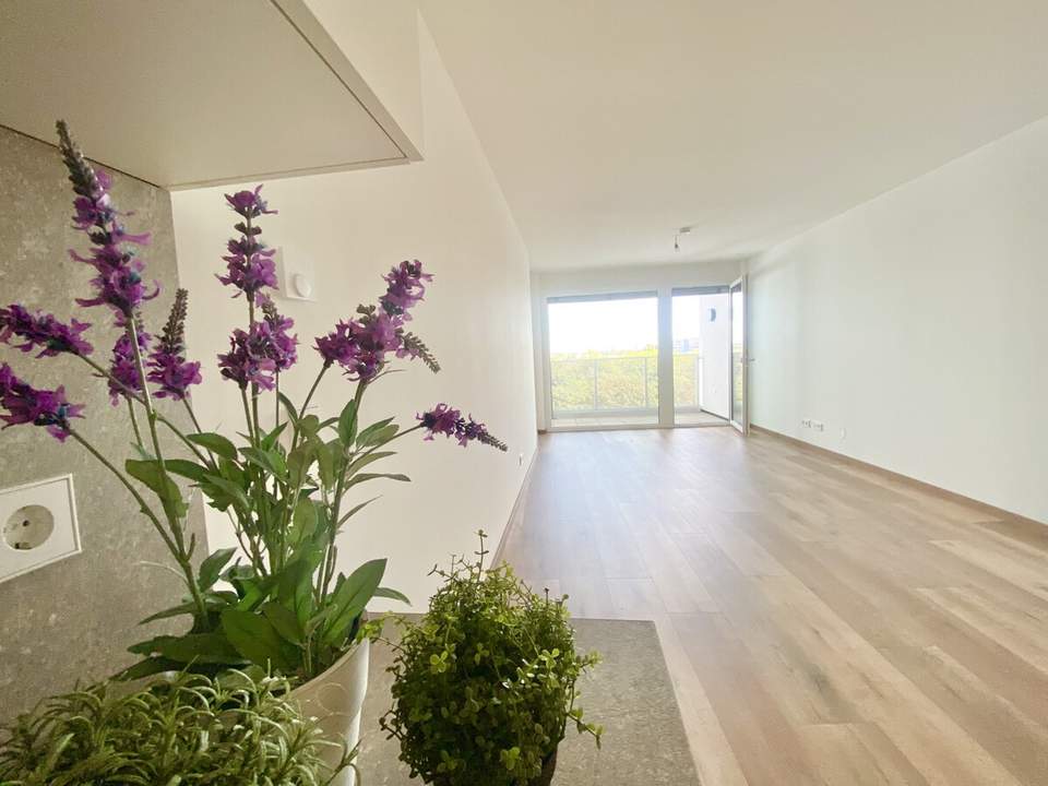 MIETANGEBOT ANGENOMMEN=DAS LAURENZ= ERSTBEZUG Top Loggia Wohnung U3 2 Zimmer + Loggia - 1 bedroom apartment + loggia U3