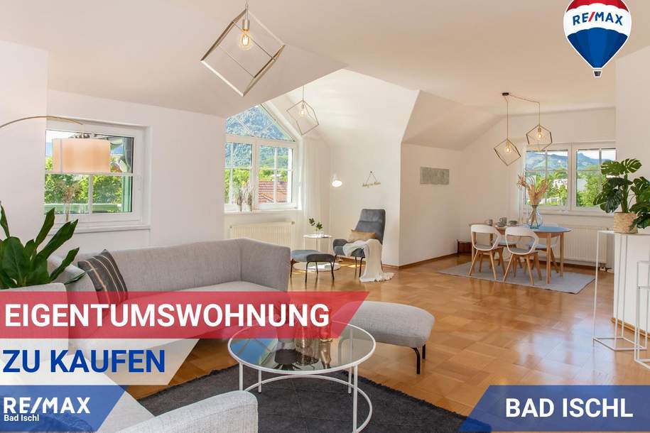 Sonnendurchflutete 4-Zimmer Wohnung mit herrlichem Weitblick in die Berge!, Wohnung-kauf, 530.000,€, 4820 Gmunden