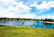 Einfamilienhaus mit schönem Garten am Badesee Neudörfl auf Pachtgrund