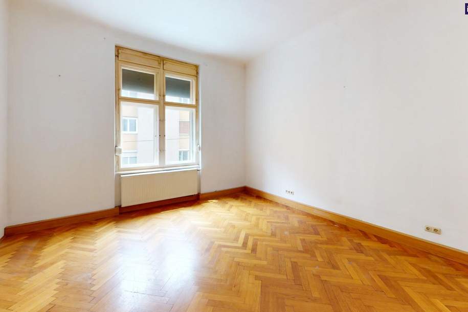 ALTBAU AT ITS BEST: Mitten in St. Leonhard in der Nähe der TU Graz! 4 Zimmer, Innenhofbalkon &amp; wunderschöner Fischgrätparkett - gleich anfragen und begeistern lassen!, Wohnung-kauf, 376.000,€, 8010 Graz(Stadt)