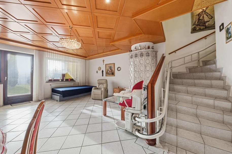 GUT ERHALTENES HAUS MIT GARTEN UND GARAGE in Alberndorf im Pulkautal!, Haus-kauf, 229.000,€, 2054 Hollabrunn