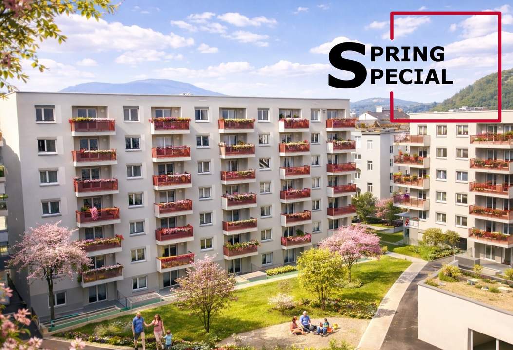 2-Zimmer Wohnung mit großer Terrasse in Graz