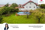 Großzügig Wohnen in traumhafter Lage | Einfamilienhaus in Saaß/Garsten mit Pool, großem Garten, Doppelgarage uvm.