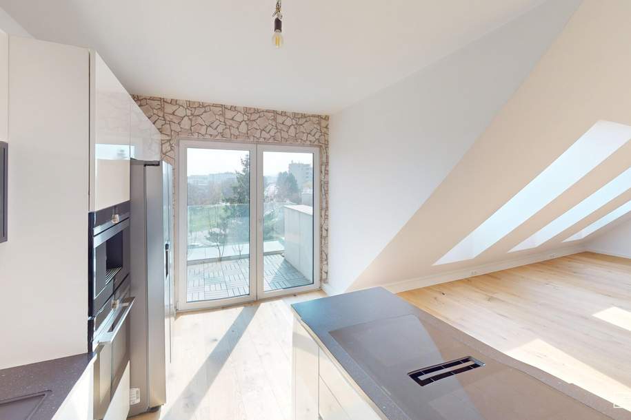 Luxuriöses Dachgeschossjuwel – Traumterrasse mit Rundumblick &amp; Jacuzzi | ZELLMANN IMMOBILIEN, Wohnung-kauf, 629.000,€, 1230 Wien 23., Liesing