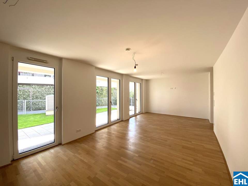 4-Zimmer-Wohnung mit Eigengarten und Terrasse!
