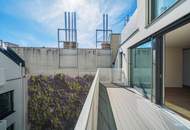 ESSENZ NO. 1 - Erstbezug mit hofseitigem 10 m² Balkon, im 1. DG, kaum Schrägen | 2 Zimmer