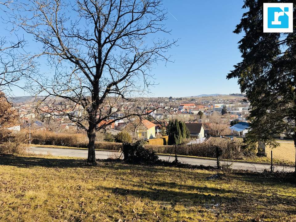 Sonnige Hanglage mit Weitblick – Baugrundstück in Pinkafeld mit Südost-Fernsicht