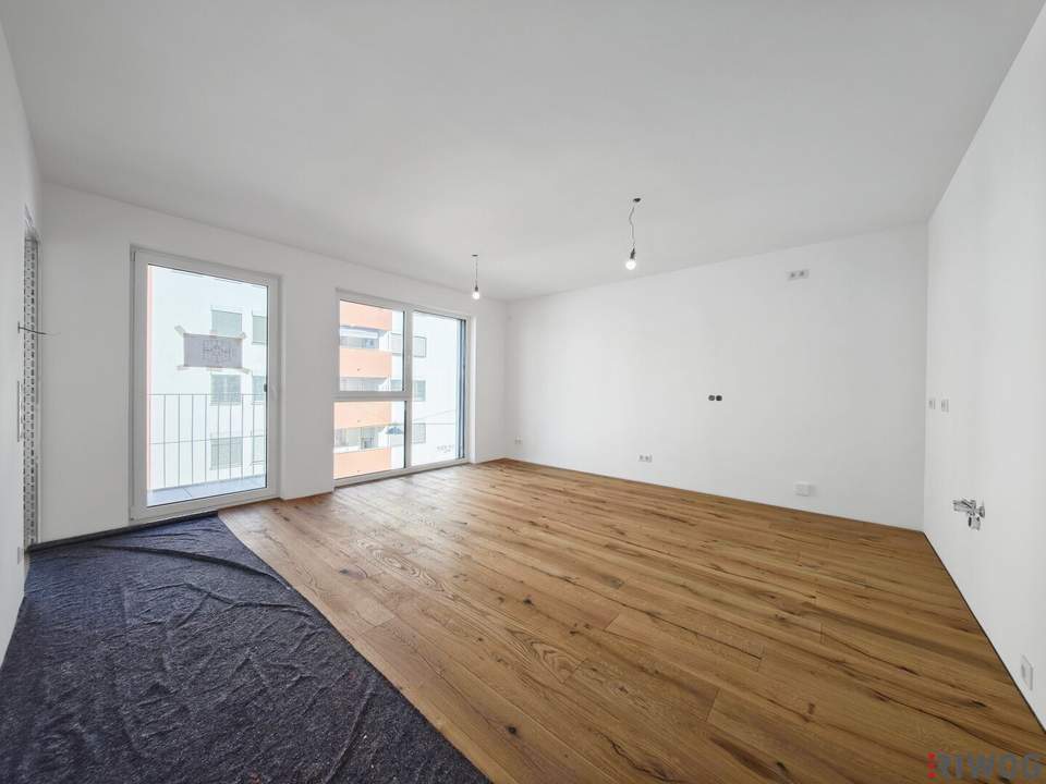 Erstbezug | Neubau mit Loggia | schlüsselfertig | Luftwärmepumpe &amp; optionaler Tiefgaragenplatz | Nähe Riverside / Liesing