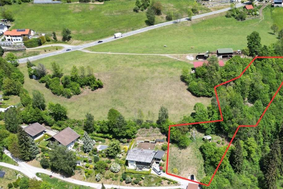 Sonniges Baugrundstück + Waldfläche Natur. Ruhe. Freiheit. – Ihr Grundstück in Untertweng!, Grund und Boden-kauf, 79.900,€, 9545 Spittal an der Drau