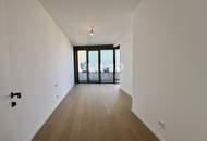 Fantastischer Erstbezug mit durchdachtem Grundriss, Balkon und Sonnenuntergang (Doorman, Gym, Pool, Lounges)