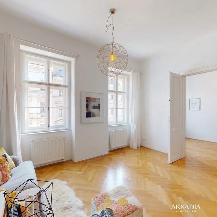 ALSERGRUND: 2-ZIMMER-ALTBAUWOHNUNG MIT BALKON