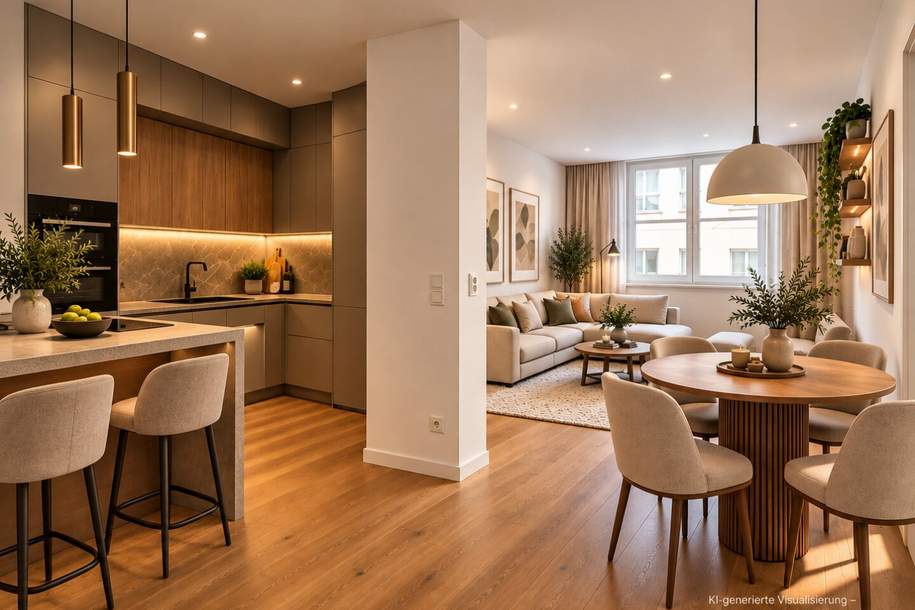Stilvoll wohnen oder klug investieren – hochwertiger Erstbezug mit Balkon im Innenhof!, Wohnung-kauf, 499.000,€, 1020 Wien 2., Leopoldstadt