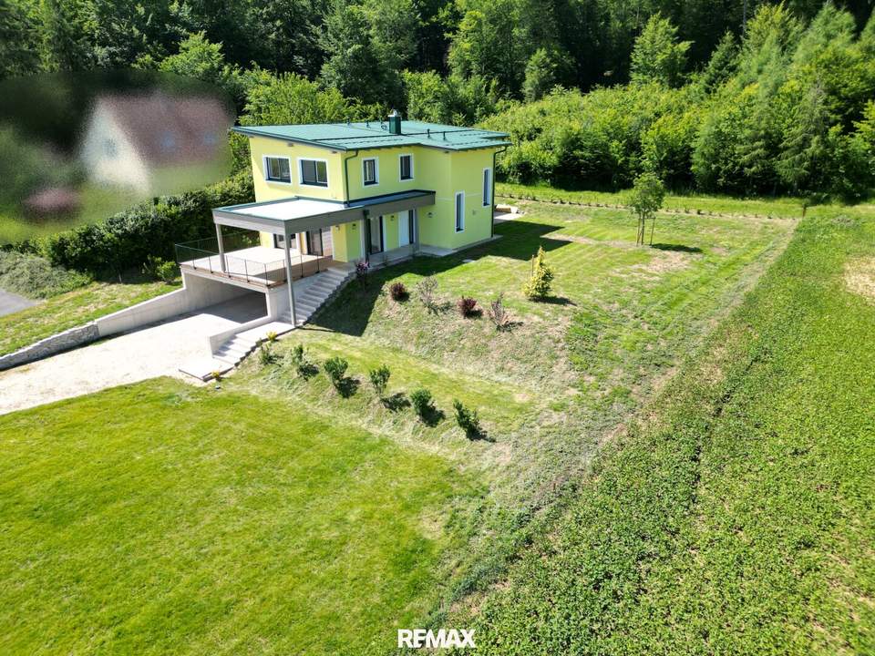 Hochwertiges Niedrigenergiehaus mit Panorama-Terrasse und Erdwärme - Wohnen mit Freiraum im Südburgenland