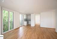 3-Zimmer-Erstbezug mit Südwest-Balkon, 32 m² Wohnküche & Tageslichtbad | VILLMA – Top 2