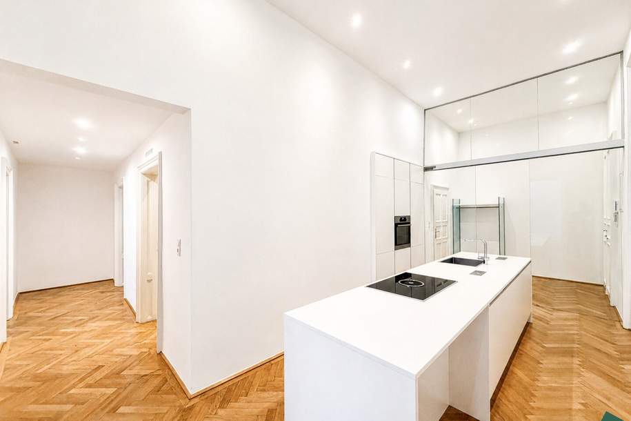 Elegante 4-Zimmer Altbauwohnung beim Palais Coburg, Wohnung-miete, 2.750,00,€, 1010 Wien 1., Innere Stadt