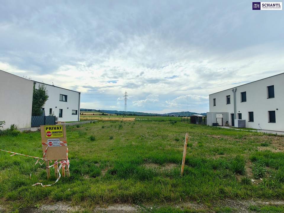 Idyllisches Baugrundstück in Gerasdorf - Föhrenhain: 853 m² für Ihr Traum-Eigenheim! + Aufschließungskosten wurden bereits bezahlt!!!!