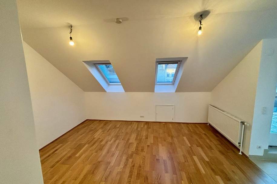 Altbaucharme mit Terrasse – 2-Zimmer-Wohnung in Toplage, Wohnung-kauf, 594.000,€, 1060 Wien 6., Mariahilf