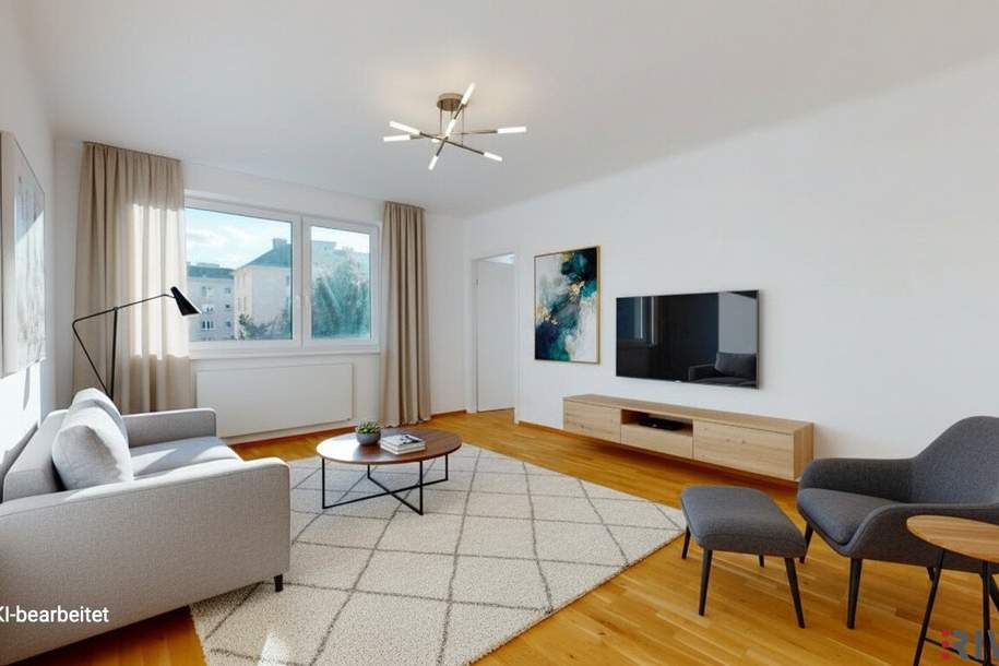 ERSTBEZUG nach Sanierung I Großzügige 3 Zimmer Wohnung in Alte Donau Nähe I Tischler Einbauküche inkl. Siemensgeräte I Gratis Miele Waschtrockner bei Kauf bis 31.12.25, Wohnung-kauf, 399.000,€, 1210 Wien 21., Floridsdorf