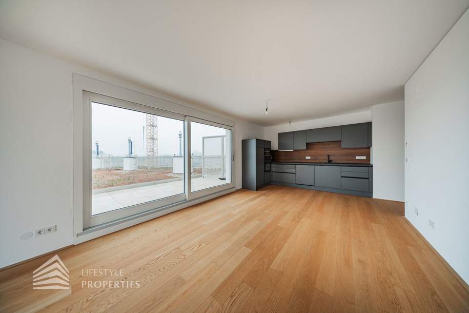 Erstbezug 3-Zimmer Wohnung mit Dachgarten, Nähe Alte Donau, Wohnung-kauf, 673.000,€, 1210 Wien 22., Donaustadt