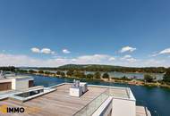EXKLUSIVE PENTHOUSE-RESIDENZ DIREKT AM WASSER – CA. 363 M² &amp; RUND 485 M² PRIVATE FREIFLÄCHEN | THE SHORE, 1190 WIEN