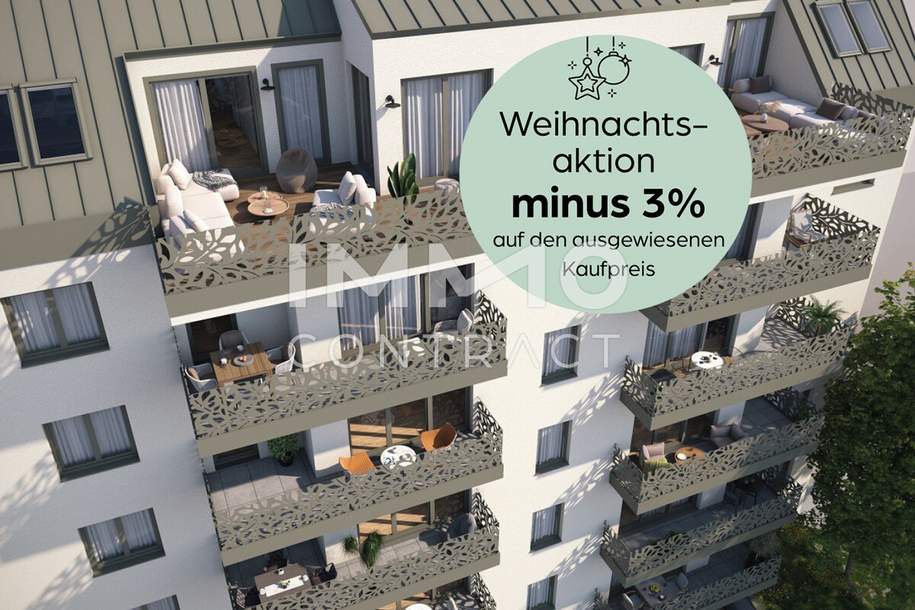 Nachhaltige Neubauwohnung in ruhiger Seitengasse mit Balkon! Provisionsfrei, Wohnung-kauf, 376.200,€, 1030 Wien 3., Landstraße