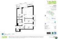 VILLAGE IM DRITTEN | BAUFELD 14A | 4-Zimmer Wohnung mit Balkon & Loggia