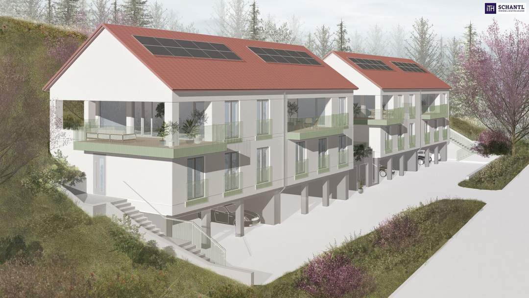 Sensationell! Jetzt in ein bewilligtes Wohnbauprojekt mit Zukunft investieren! Attraktives Baugrundstück mit genehmigtem Projekt für zwei moderne Doppelhäuser