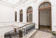 WIENTALBLICK | Wohnung in der historischen Sommerresidenz Villa Seutter mit 4,4m Raumhöhe | seltenes Sanierungsobjekt mit geplantem Balkon (ca. 11,96m²)