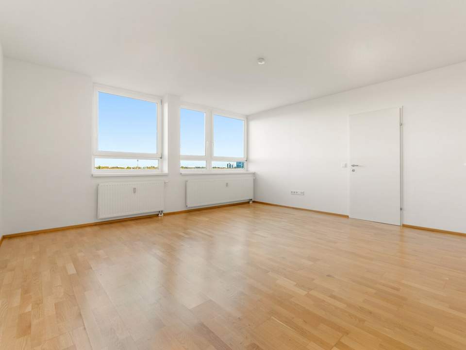 Waterview Handelskai | Gut aufgeteilte Zwei-Zimmer-Wohnung mit direktem Blick über die Donau
