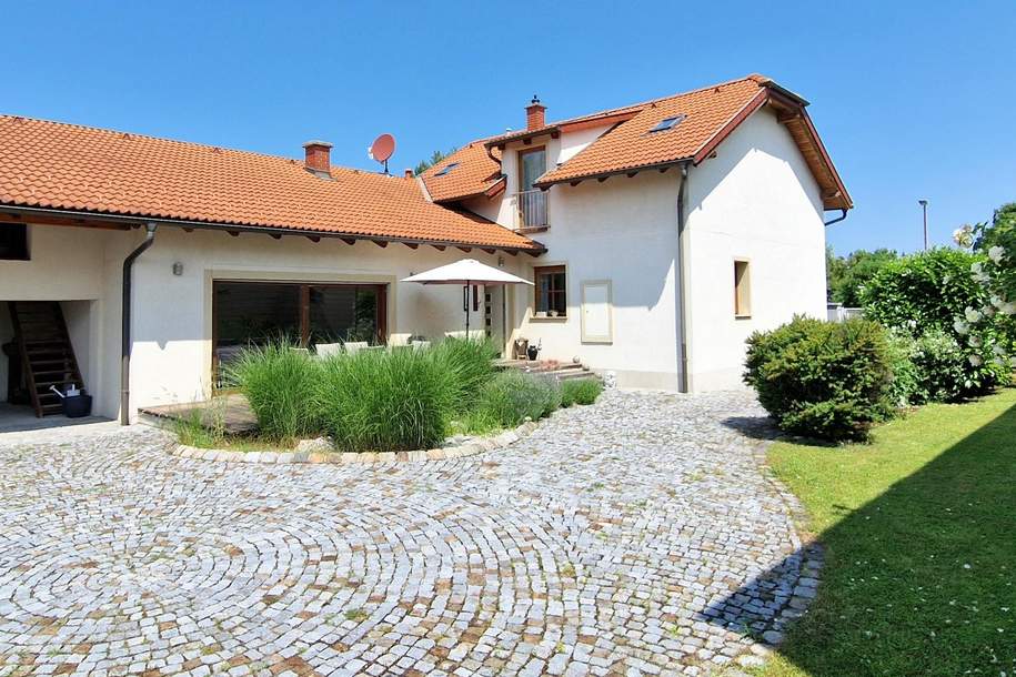 **Zeitlos außen – modern innen: Wohnen mit Stil und Komfort - Einfamilienhaus in Matzendorf!**, Haus-kauf, 489.000,€, 2751 Wiener Neustadt(Land)