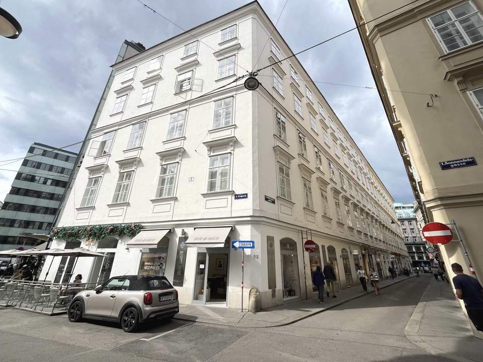 Befristet vermietete 3,5-Zimmer-Wohnung im Herzen Wiens!