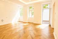 Luxuriöse Altbauwohnung mit zwei Balkonen in Toplage des 3. Bezirks