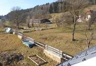 Bauland und Rohbau Wirtschaftsgebäude mit der Möglichkeit der Nutzungsänderung