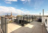360° CITY VIEW - STYLISCHE DACHGESCHOSSMAISONETTE MIT TERRASSE UND DACHTERRASSE NÄHE 1.BEZIRK / WIEN MITTE / U3 / U4 / ROCHUSMARKT / URANIA