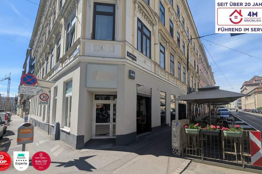 ☕ Modernes Gastro-Lokal nahe Westbahnhof – voll ausgestattet &amp; startklar 🔑, Gewerbeobjekt-miete, 3.335,22,€, 1150 Wien 15., Rudolfsheim-Fünfhaus