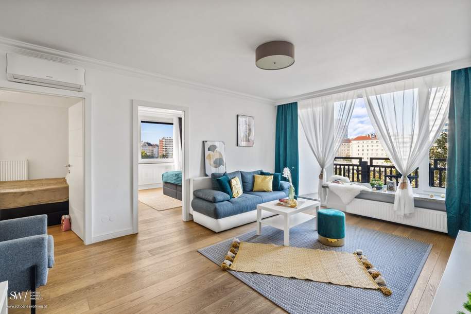 3-Zimmer-Wohnung mit 1 Loggia und 1 Balkon direkt am Schwedenplatz!, Wohnung-kauf, 999.000,€, 1010 Wien 1., Innere Stadt