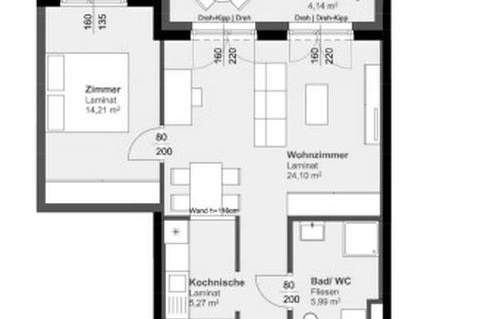 Tolle 2-Zimmerwohnung I NÄHE HAUPTBAHNHOF, Wohnung-miete, 706,87,€, 8020 Graz(Stadt)