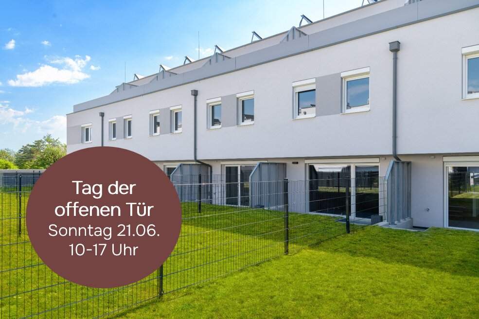 Niedrigenergie-Reihenhaus | mit Keller, Eigengarten, Dachterrasse & Garagenplatz - Provisionsfrei & direkt vom Bauträger!