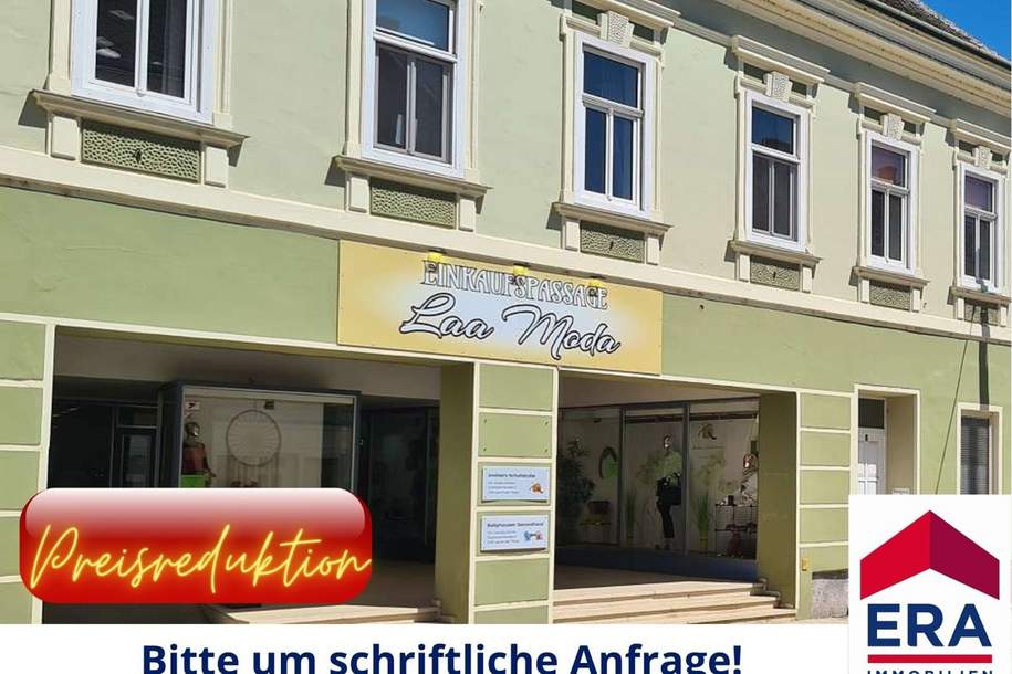 PREISREDUKTION Laa an der Thaya - Anlegerhit im Zentrum von Laa an der Thaya, Gewerbeobjekt-kauf, 399.000,€, 2136 Mistelbach