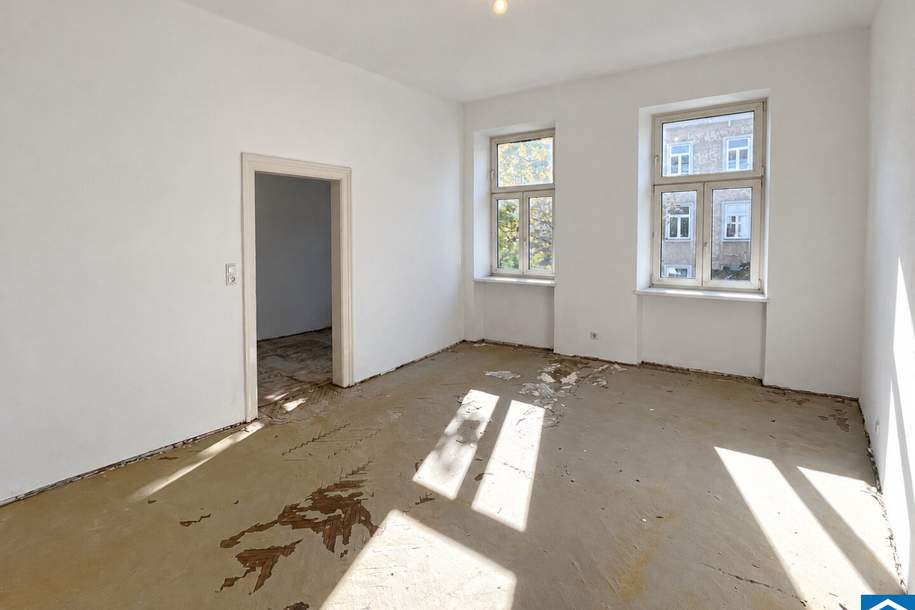 Altbauwohnung mit Potenzial nahe dem Augarten, Wohnung-kauf, 199.000,€, 1200 Wien 20., Brigittenau