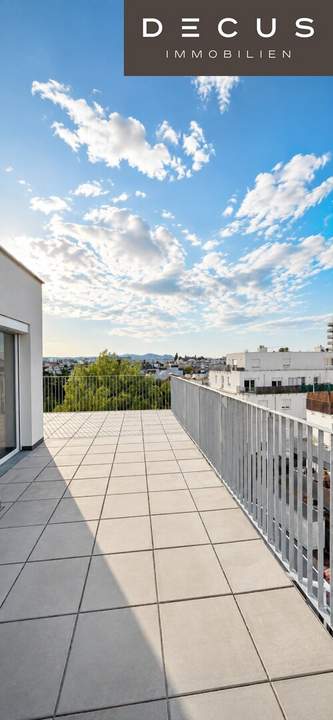 3 ZIMMER | DACHGESCHOSS | MIT TRAUMHAFTER TERRASSE | KAGRANER PLATZ | NEUBAU |