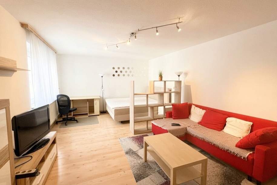 Singlewohnung mit Flair und Fun: Anlage mit großem Garten und Outdoor-Swimmingpool, Wohnung-kauf, 219.000,€, 1210 Wien 21., Floridsdorf